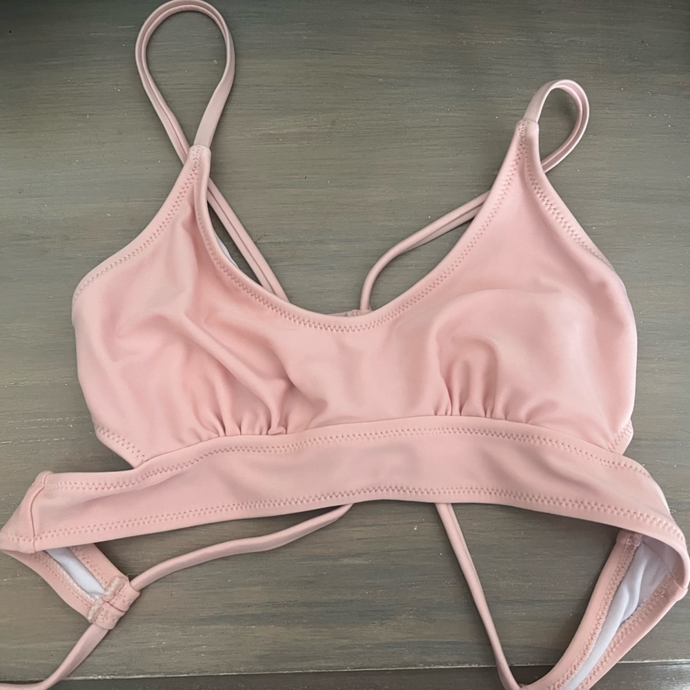 Light pink cupshe bikini set